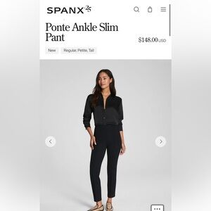 SPANX Black Capris